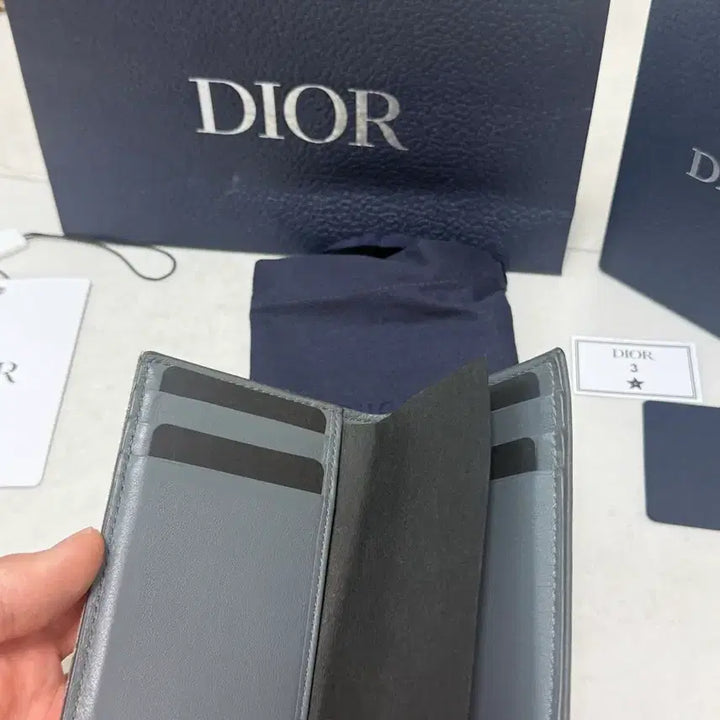 [BUNJANG] Christian Dior New Saddle Organizer Wallet Gray Full Set / [정품]디올 신형 새들 오거나이저(풀구성)