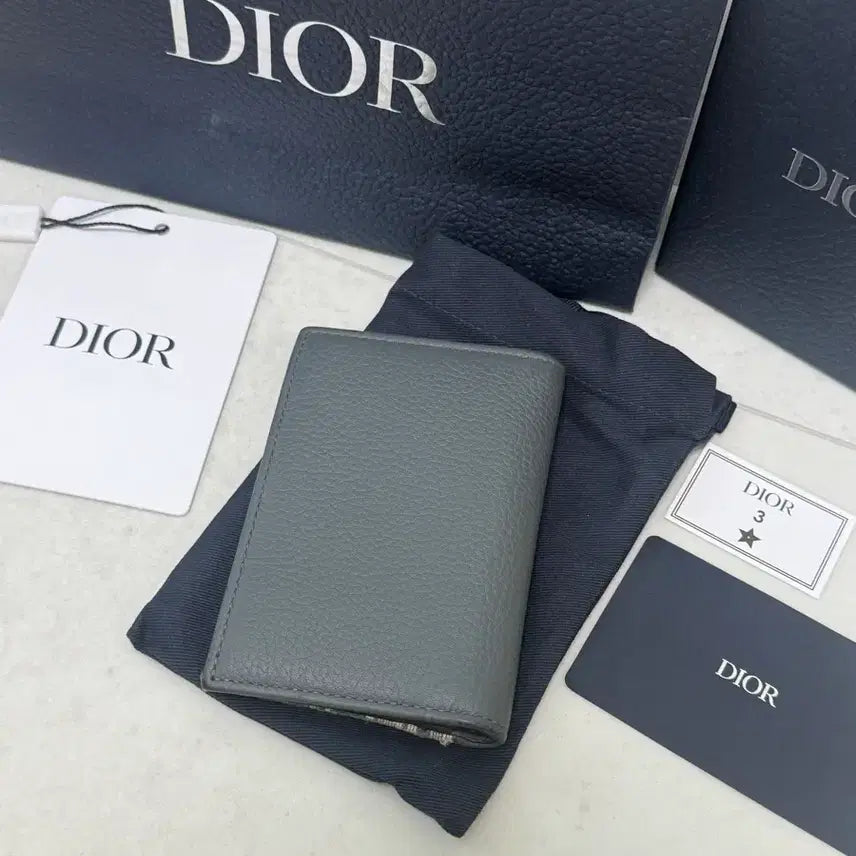 [BUNJANG] Christian Dior New Saddle Organizer Wallet Gray Full Set / [정품]디올 신형 새들 오거나이저(풀구성)