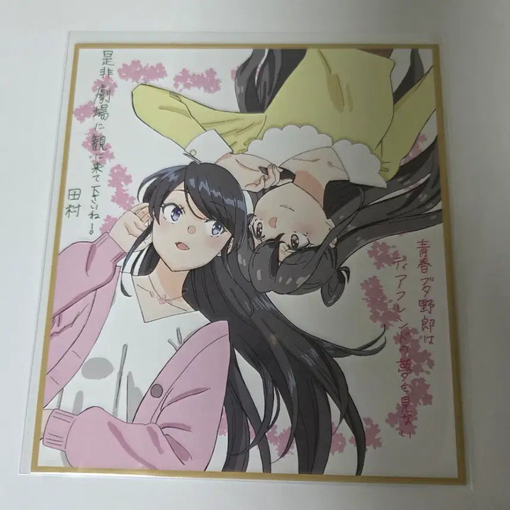 [BUNJANG] Seishun Buta Yarou the Movie Mai Sakurajima Shikishi / 청춘돼지 극장판 색지 사쿠라지마 마이 청춘 돼지