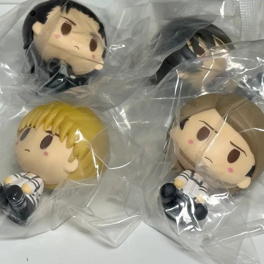 [BUNJANG] Shingeki no Kyojin Ichiban Kuji Chokonokko Complete Set / 4종일괄 진격거 제일복권 이치방 쿠지 초코노코