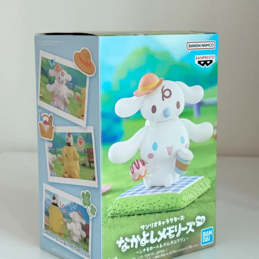 [BUNJANG] Sanrio Characters Nakayoshi Memories Cinnamoroll &amp; Pompompurin Figure Set (Bandai Namco) / 산리오 캐릭터즈 나카요시 메모리즈 시나모롤 밀크 피규어 반다이남코