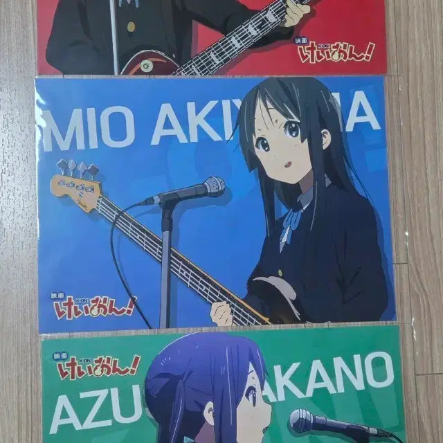 [BUNJANG] K-On! Yui Mio Azusa Poster Set / 케이온 유이,미오,아즈사  포스터 3종