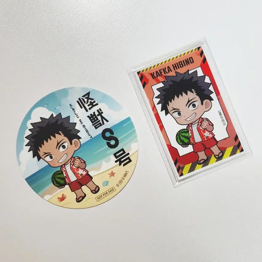 [BUNJANG] Kaiju No. 8 Kafka Hibino Bundle Set Acrylic Card Coaster / [일괄] 괴수8호 괴팔 카프카 엔갤러리 콜라보 카페 아크릴 카드 코스터