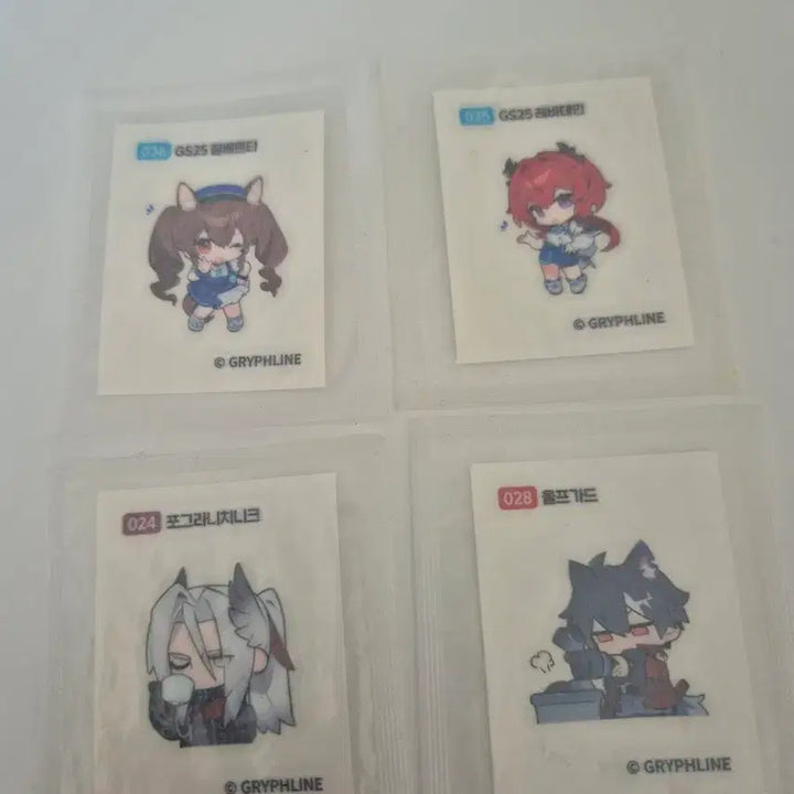 [BUNJANG] Arknights Endfield GS25 Collaboration Stickers (24, 28, 35, 36) Bundle Set / 명일방주 엔드필드 GS25 콜라보 띠부씰(24,28,35,36)
