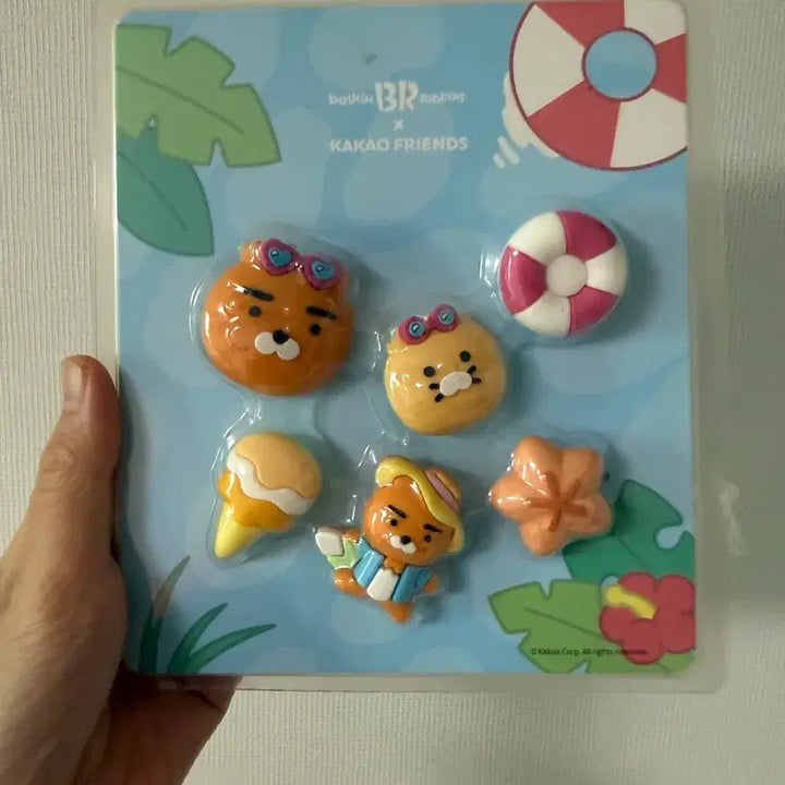 [BUNJANG] Baskin Robbins x Kakao Friends Chunsik Jibbitz Set / 베스킨라빈스 춘식이 지비츠