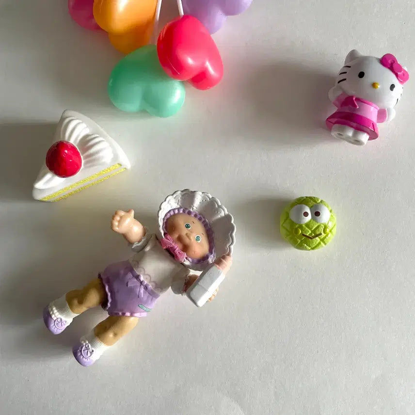 [BUNJANG] 1980s Kerokerokeroppi Melon Pan Vintage Figure / 1980s/케로케로케포피 멜론빵 빈티지피규어 고전토이 산리오