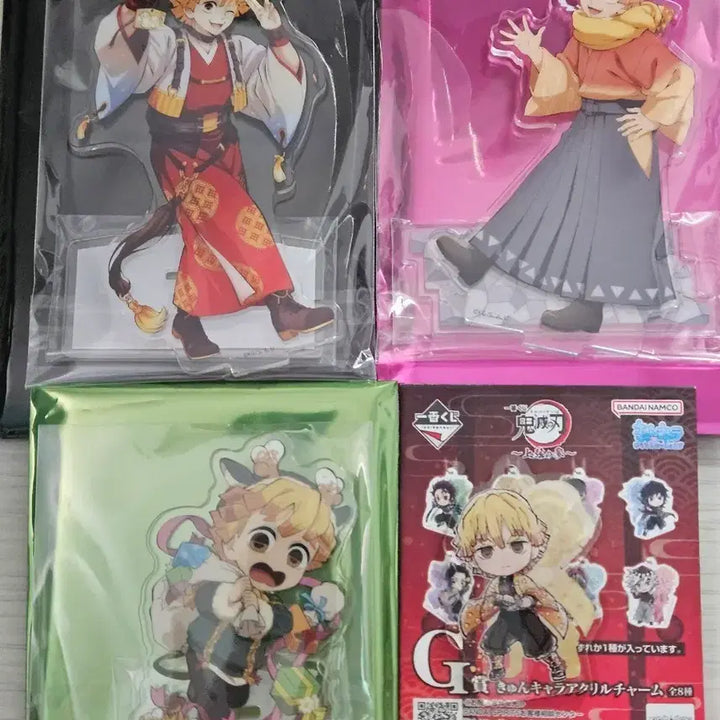 [BUNJANG] Demon Slayer Zenitsu Acrylic Stand Bundle / 귀멸의칼날 젠이츠 아크릴스탠드 일괄