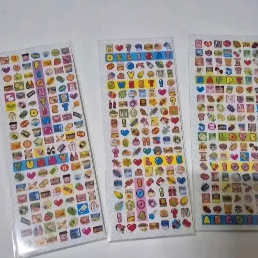 [BUNJANG] 6 Sheets Classic Cubes Mini Stickers / 6장)고전 깍두기 미니 스티커