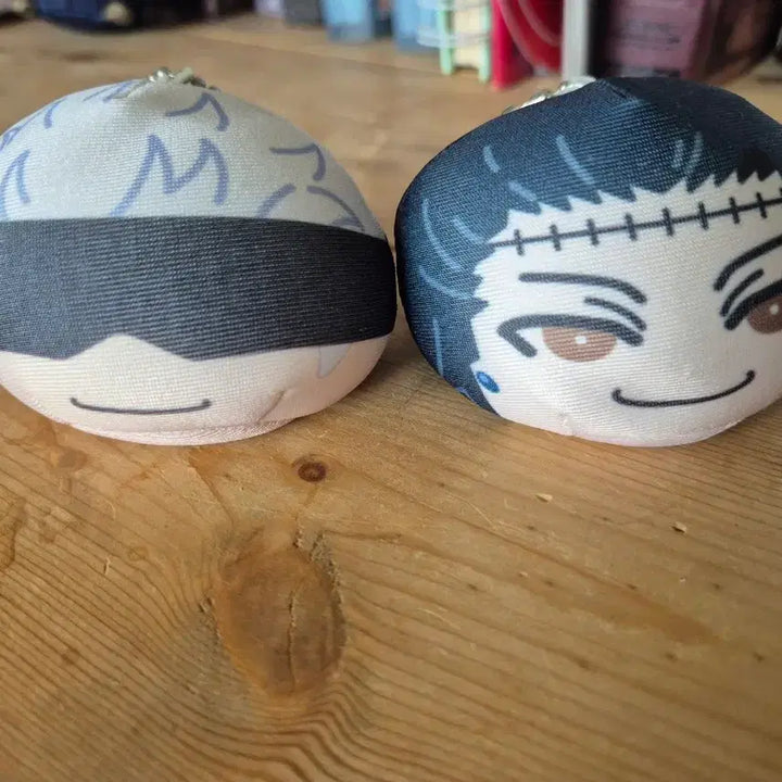 [BUNJANG] Jujutsu Kaisen Satoru Gojo &amp; Kenjaku Manju Plush Set / 주술회전 고죠 사토루 + 켄자쿠 만쥬인형