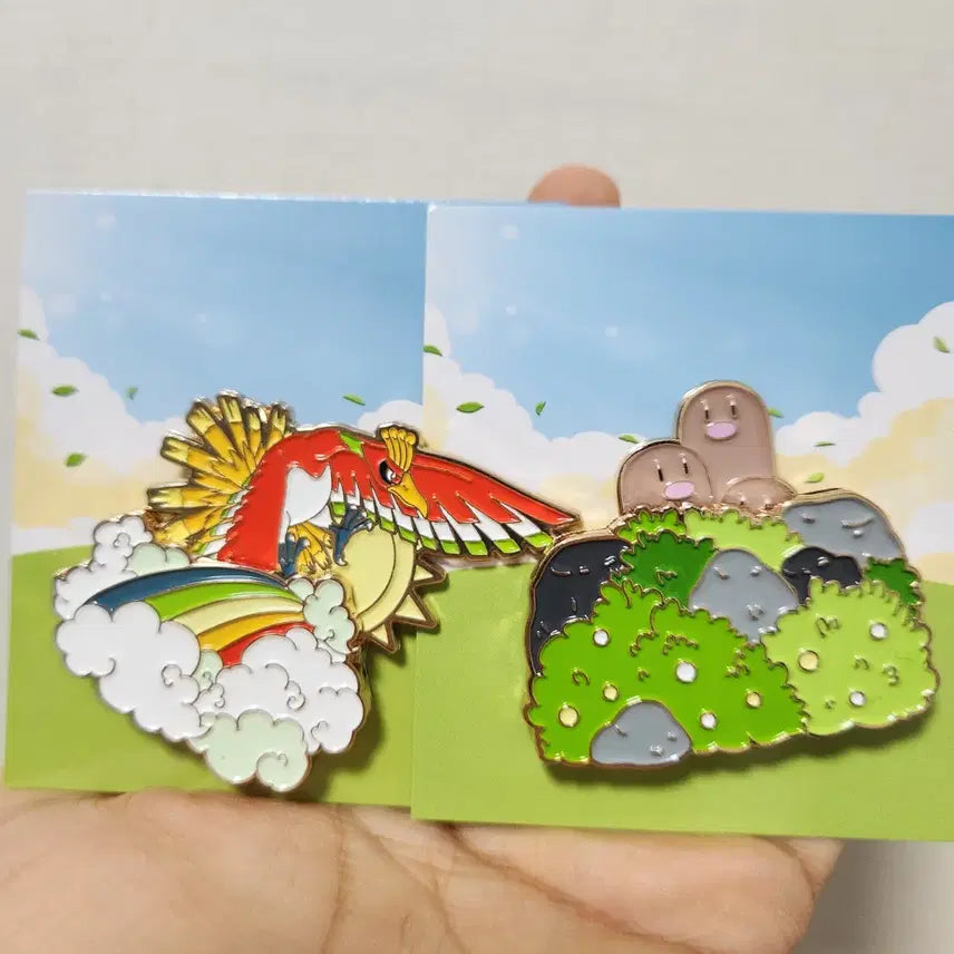 [BUNJANG] LeeSang Toast x Pokemon Dugtrio Badge / 이삭토스트 포켓몬스터 뱃지 :: 닥트리오