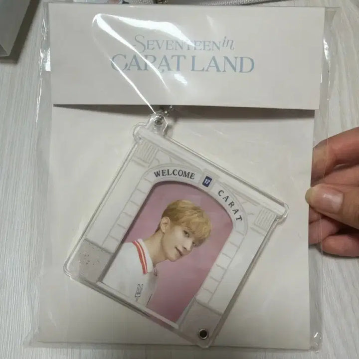 [BUNJANG] SEVENTEEN Carat Land Acrylic Keyring Dokyeom / 세븐틴 캐럿랜드 아크링 키링 도겸