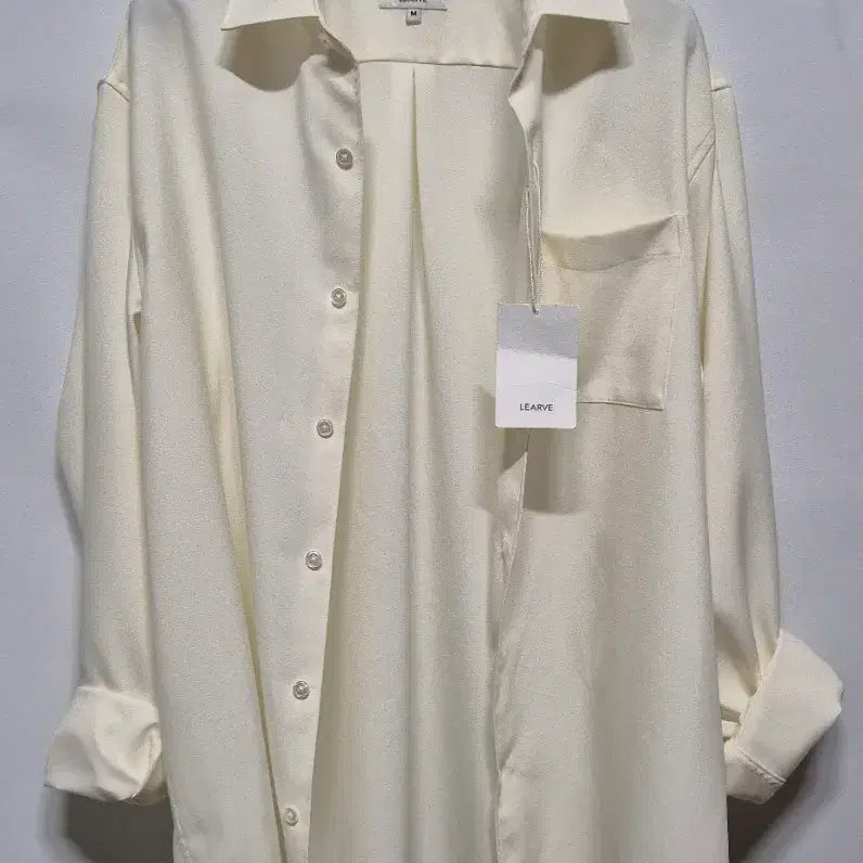 [BUNJANG] LEARVE Ivory Shirt M / LEARVE 아이보리 셔츠 M