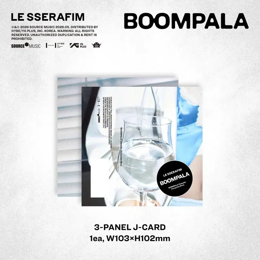 [BUNJANG] LE SSERAFIM Fearless Cassette Version Full Set / 르세라핌 붐팔라 카세트 버전 풀셋