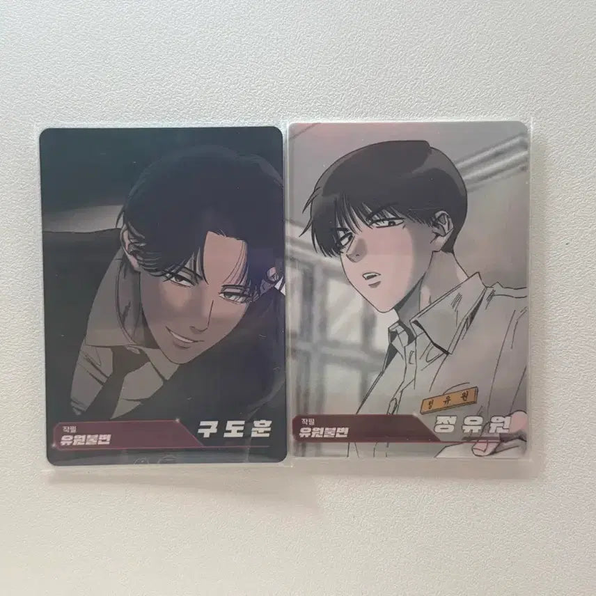 [BUNJANG] Yuwonbulbyeon AR Trading Card - Gu Dohun, Jeong Yuwon / 유원불변 ar 트레이딩카드 일반 노멀 구도훈 정유원