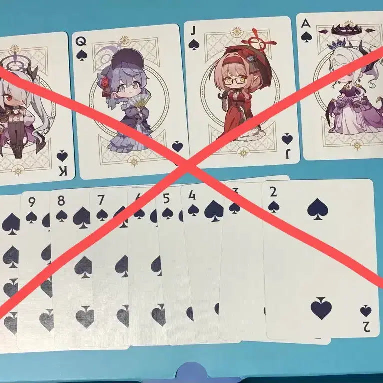 [BUNJANG] Blue Archive Bicycle Card Split Set / 블루아카이브 바이시클 카드 분할 판매