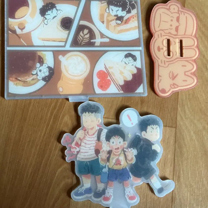 [BUNJANG] Slam Dunk Shohoku 3rd Year Students Cafe Acrylic Standee / 슬램덩크 북산 3학년즈 중국 카페 아크릴 판매