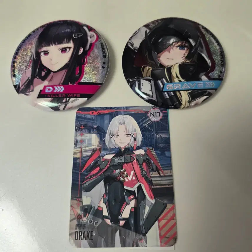 [BUNJANG] Nier: Automata Hologram Can Badge Vol. 4 Bundle Set / 니케 홀로그램 캔뱃지 vol.4 일괄 (서비스 있음)