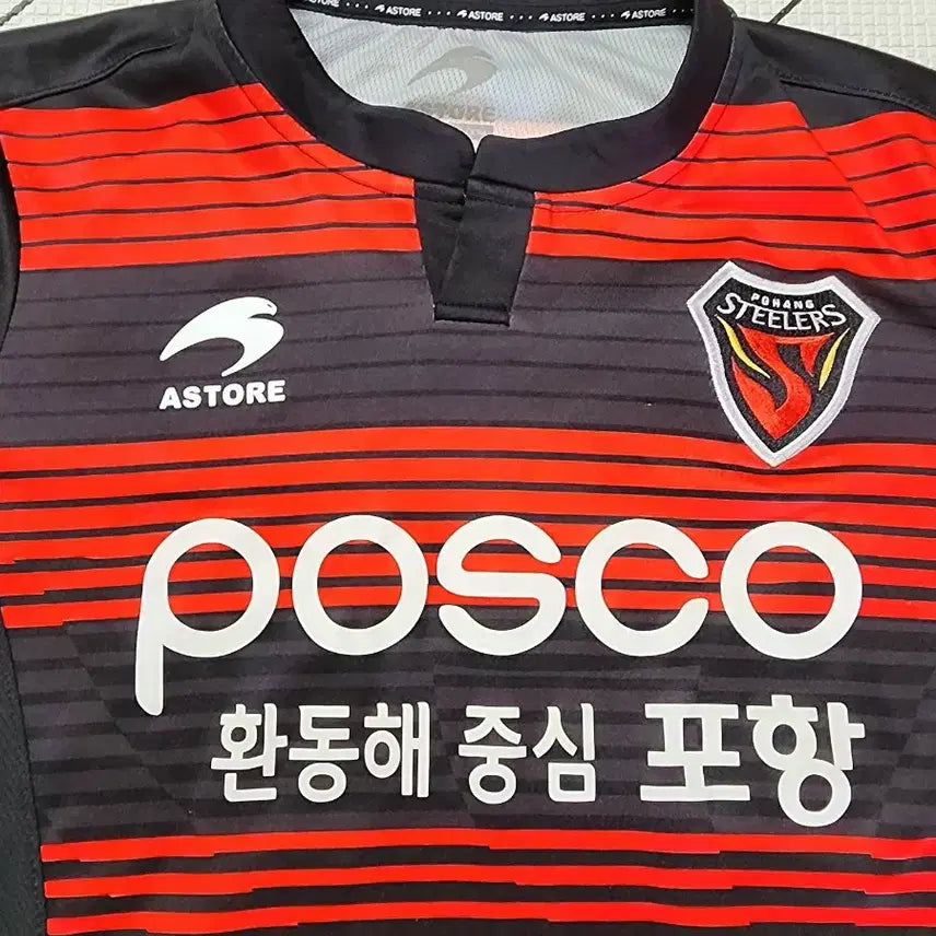 [BUNJANG] 2017 Pohang Steelers Home Uniform (Size S) / 아스토레스틸러스2017시즌홈유니폼(S)