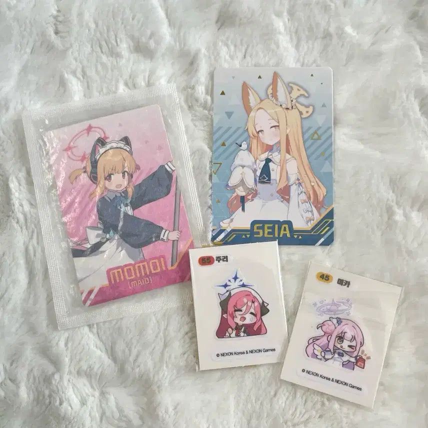[BUNJANG] Blue Archive Tteobiseal Wafer Card Bundle Set / 블루아카이브 띠부씰 웨하스카드 일괄