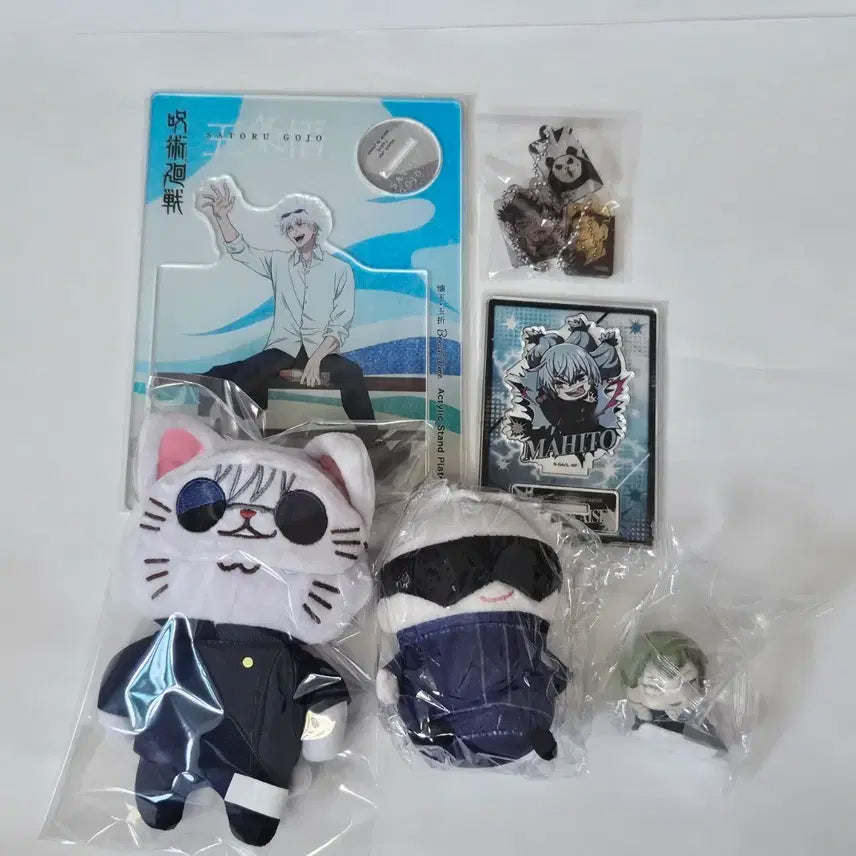 [BUNJANG] Jujutsu Kaisen Gojo Satoru &amp; Mahito Acrylic Stand Diorama Bundle Set / [일괄] 주술회전 고죠 사토루 아크릴 스탠드 디오라마 마히토 인형 가챠