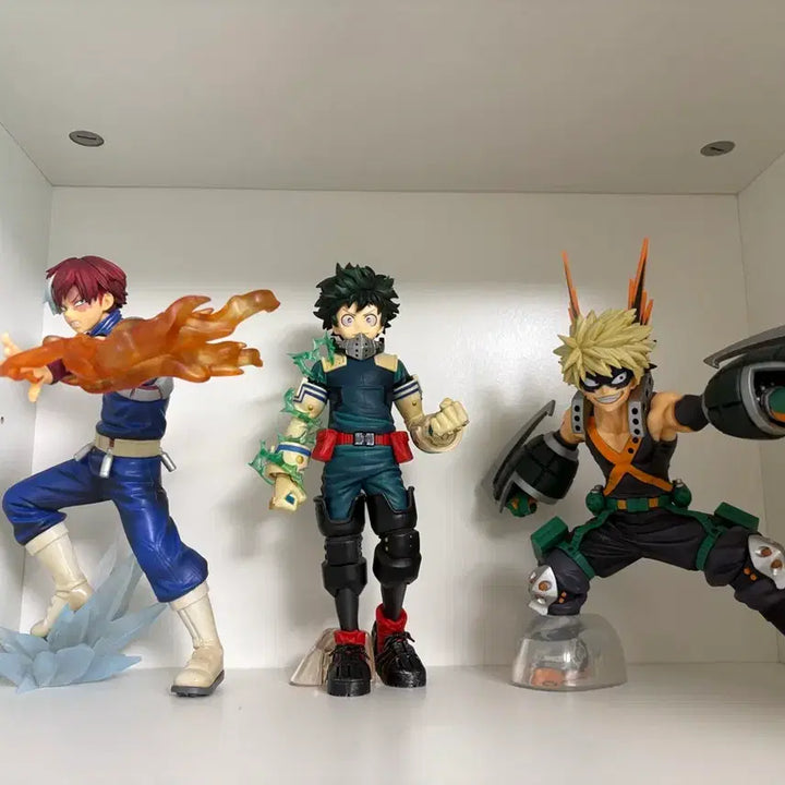 [BUNJANG] My Hero Academia Ichiban Kuji Figures Set - Izuku Midoriya, Katsuki Bakugo, Shoto Todoroki / 나의 히어로 아카데미아 피규어 3종 제일복권 미도리야 바쿠고 토도로키