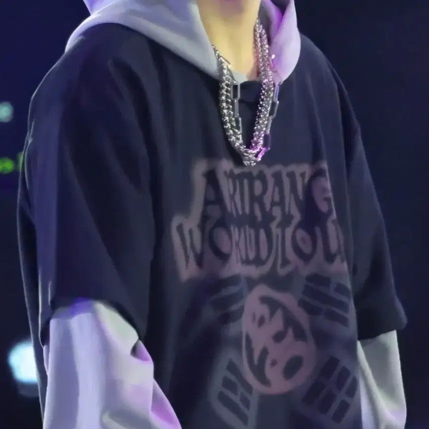 [BUNJANG] BTS Arirang World Tour T-Shirt (M Size) / 현물)BTS 아리랑 월드투어 티셔츠 M size