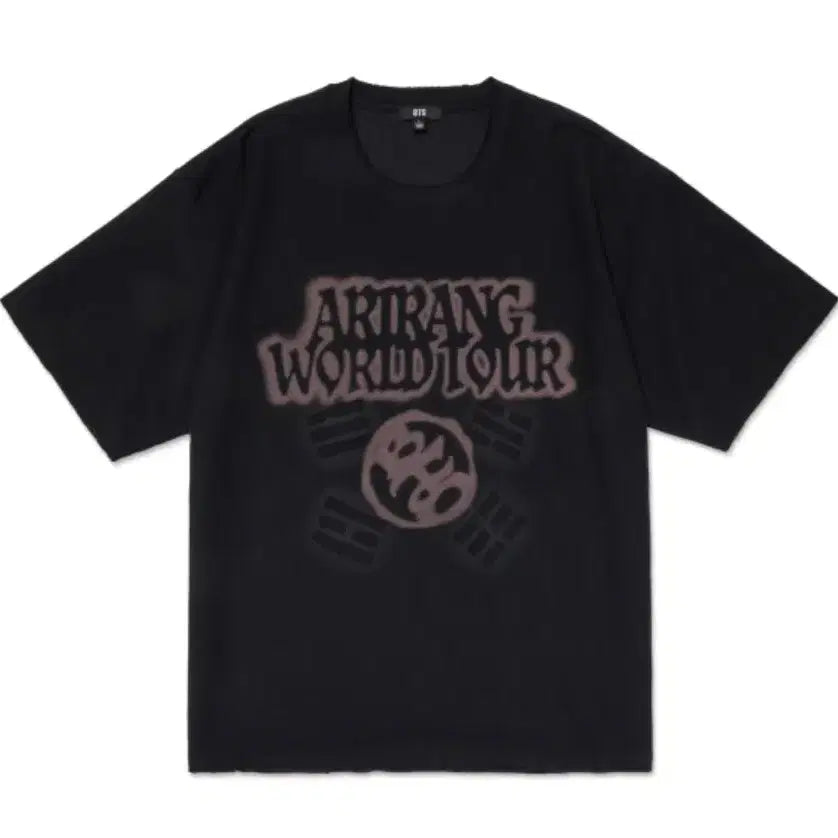 [BUNJANG] BTS Arirang World Tour T-Shirt (M Size) / 현물)S/S Tour T-Shirt (Black)M size