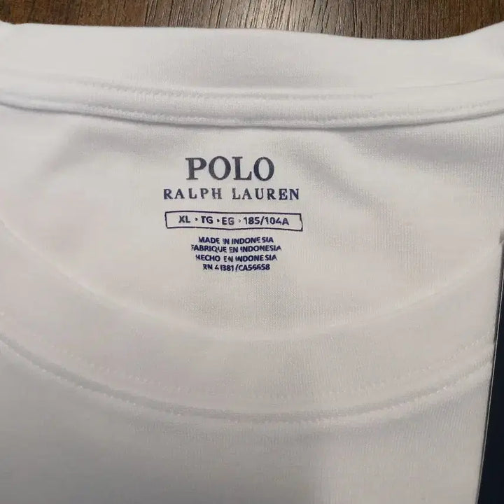 [SOLD OUT] 폴로 랄프로렌 흰색 반팔 pk 티셔츠 XL/TG