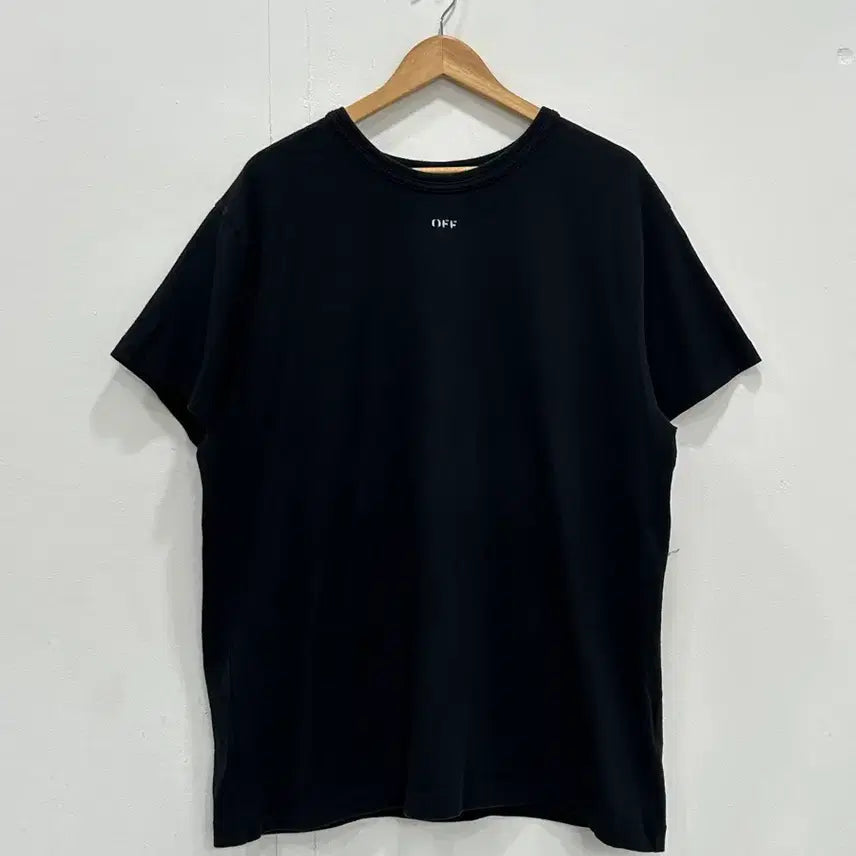 [SOLD OUT] [M] 오프화이트 빅 체커보드 반팔티 블랙