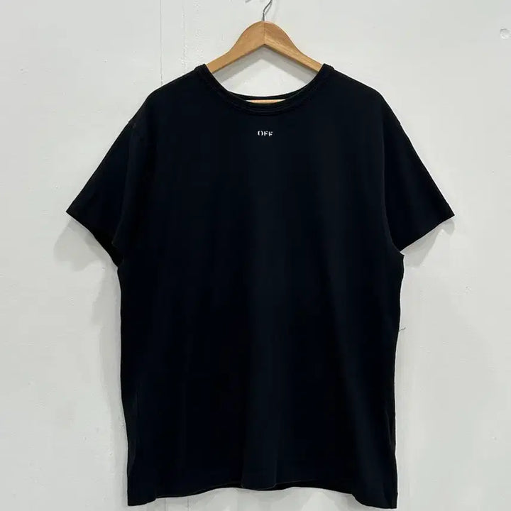[SOLD OUT] [M] 오프화이트 빅 체커보드 반팔티 블랙
