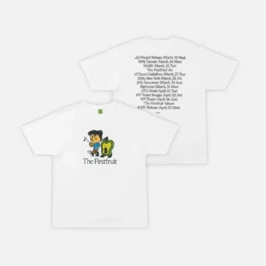 [BUNJANG] Mark Timetable Version T-Shirt (Sealed) / 마크 더퍼프 타임테이블 버전 티셔츠 양도  미개봉 새상품