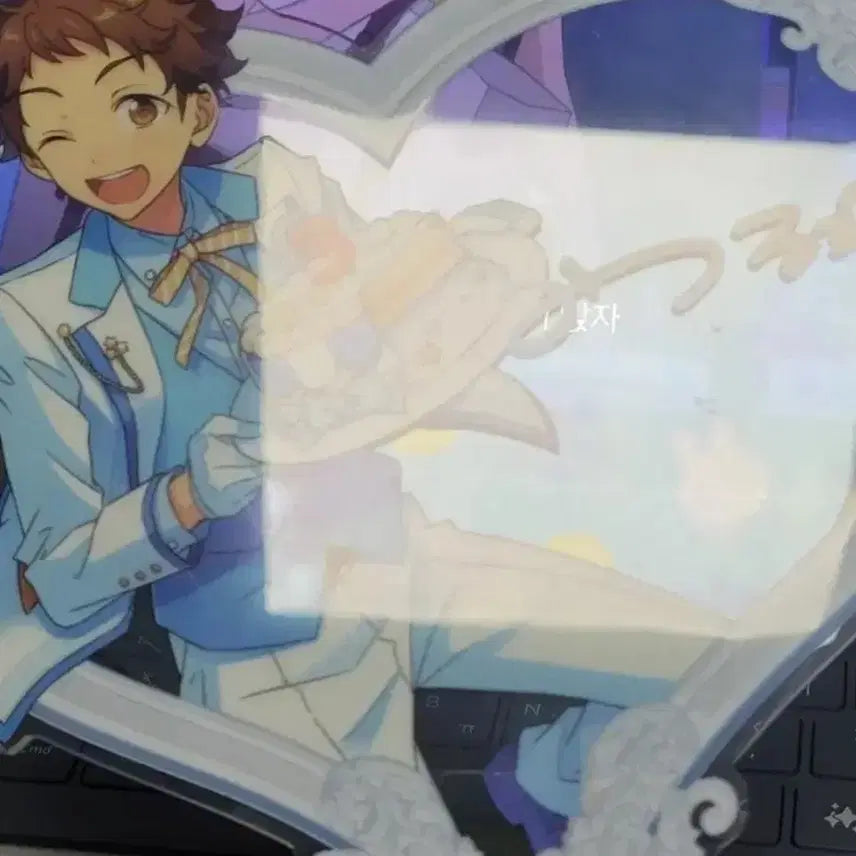 [BUNJANG] Ensemble Stars! Tenma Mitsuru Rabbits Heart Acrylic Stand / 앙상블 스타즈 앙스타 텐마 미츠루 라빗츠 하트 아크릴 스탠드