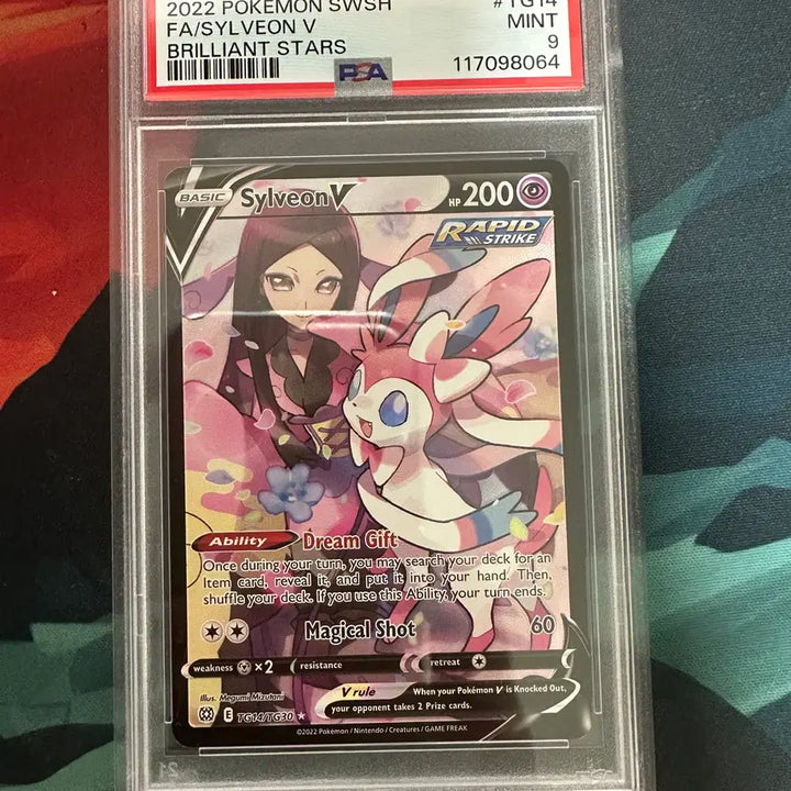 [BUNJANG] Brilliant Stars Trainer Gallery Ninetales V (TG14) - PSA 9 / [북미][PSA 9] 스타버스 트레이너 갤러리 님피아 V (TG14)
