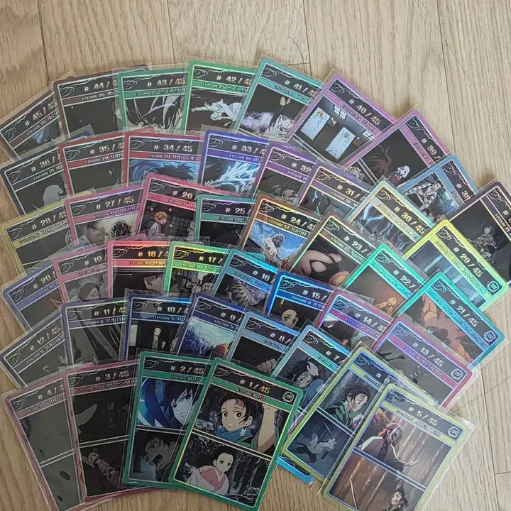 [BUNJANG] Demon Slayer: Kimetsu no Yaiba 45 Card Set / 귀멸의 칼날 카드 45종 세트