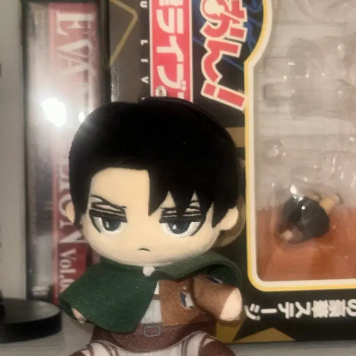 [BUNJANG] Attack on Titan Levi Owari Plush Doll / 진격의거인 리바이 오스와리 인형