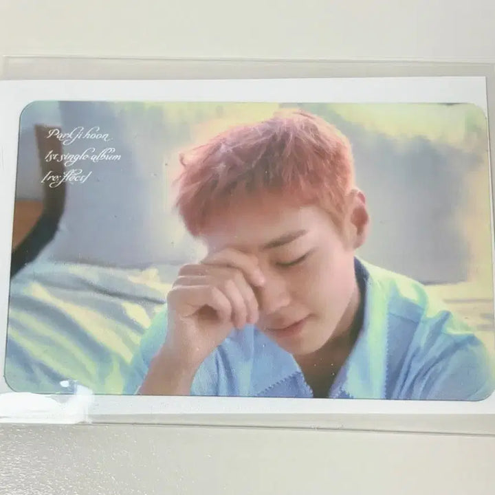 [BUNJANG] Park Ji Hoon Reflect Popup Chiffon Fabric Poster A Photocard / 박지훈 쉬폰 패브릭 포스터A 포카 사운드웨이브 사웨 리플렉트 팝업