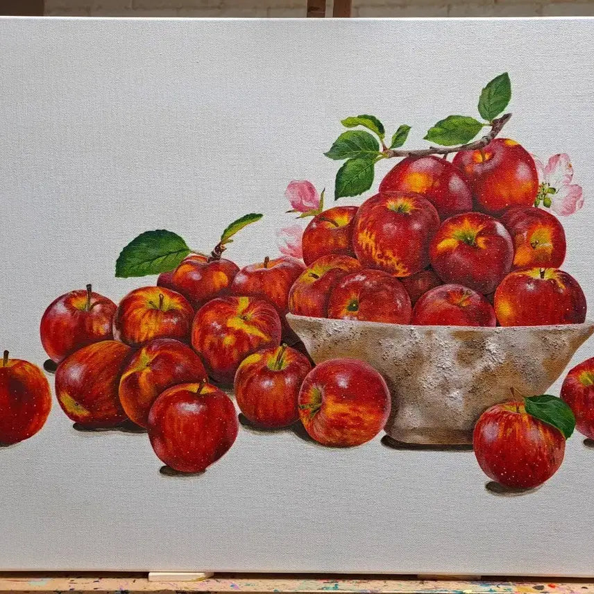 [BUNJANG] Apple Acrylic Painting Frame / 사과 아크릴 그림액자입니다