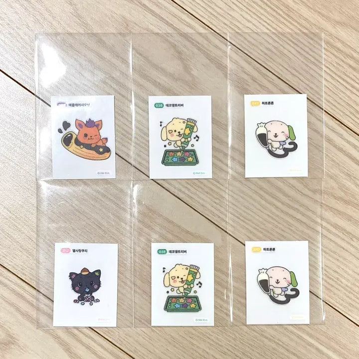 [BUNJANG] NCT WISH Sion, Riku, Jaehee Bakery Deco Stickers / 엔시티위시 시온리쿠재희료 베이커리 띠부씰 스티커 시오닝쿠리댕트룐룐