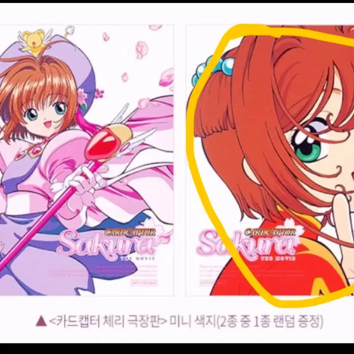 [BUNJANG] Cardcaptor Sakura PET Stand &amp; Mini Shikishi / 카드캡터 체리 PET 스탠드, 미니색지