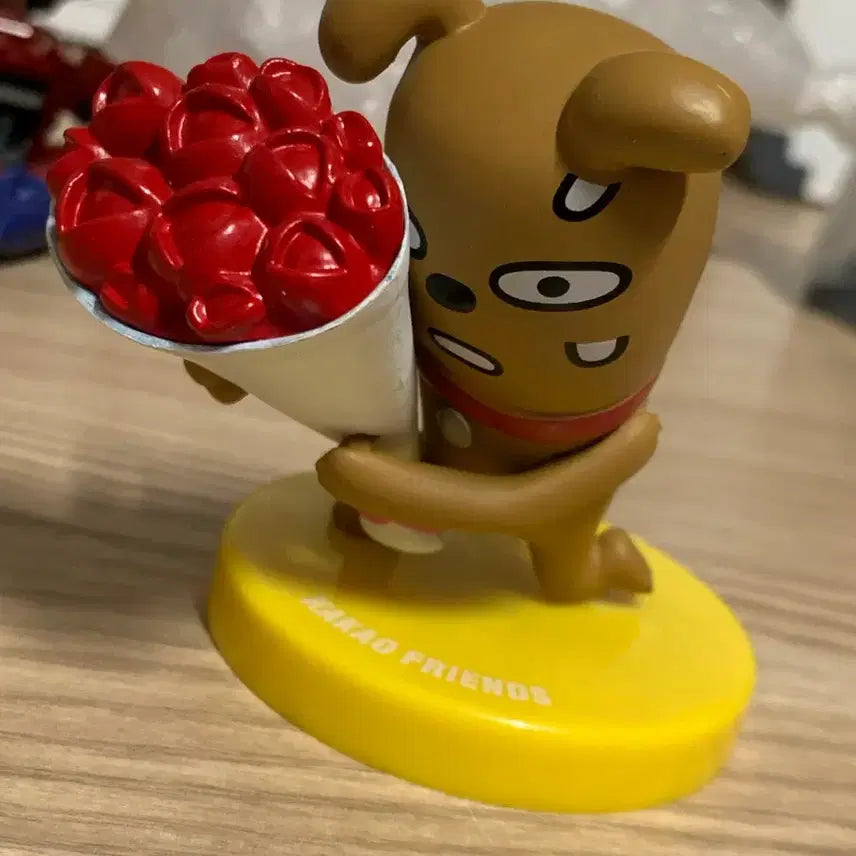 [BUNJANG] Kakao Friends Frodo Flower Bouquet Figure / 카카오프렌즈 프로도 꽃다발 피규어