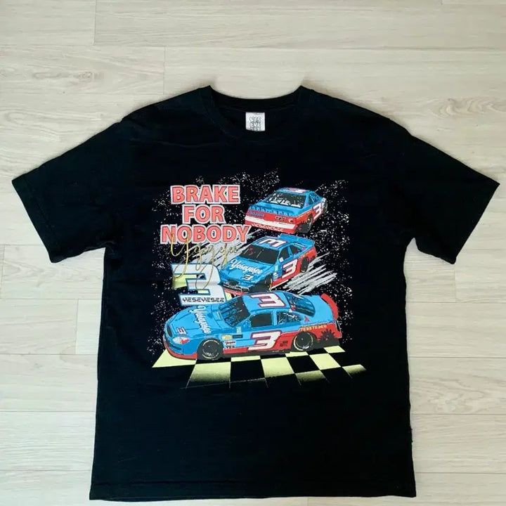 [BUNJANG] YESSE YESEYESEE Racing Car T-Shirt Black M / 무신사 예스아이씨 레이싱카 반팔티셔츠
