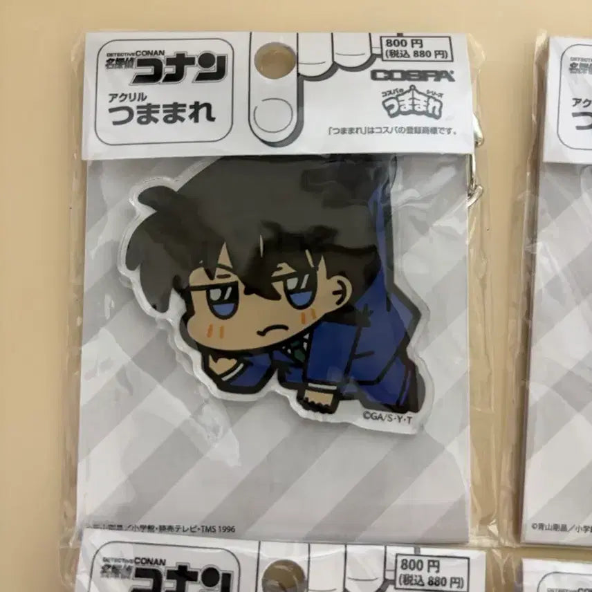 [BUNJANG] Detective Conan Shinichi &amp; Haibara Tsumamare Acrylic Keyring Holder / 명탐정 코난 츠마마레 아크릴 키링 키홀더 신이치 하이바라