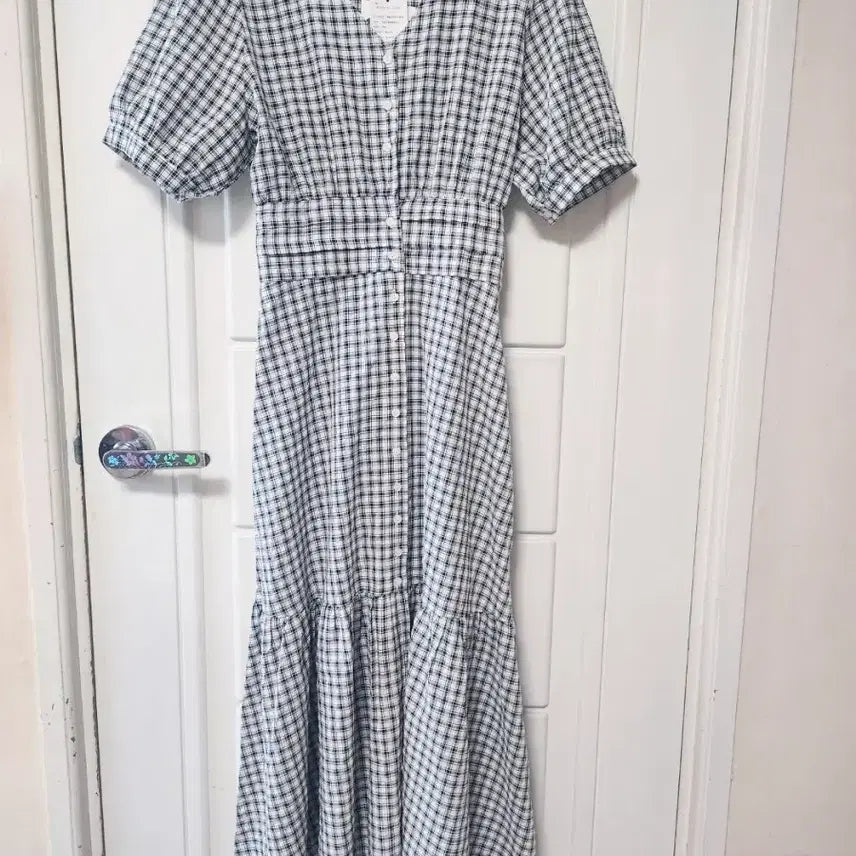[SOLD OUT] 부루앤쥬디 체크반팔 원피스 새상품