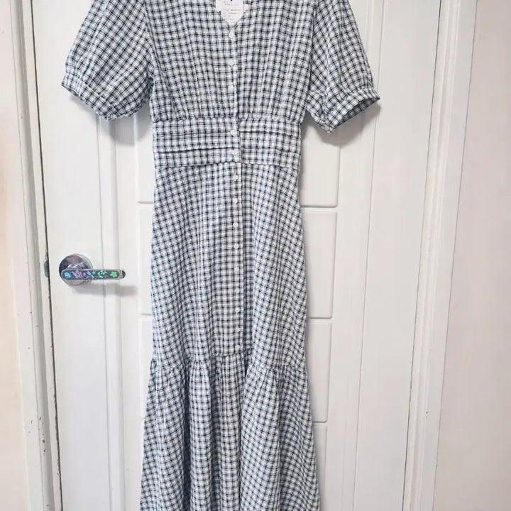[SOLD OUT] 부루앤쥬디 체크반팔 원피스 새상품