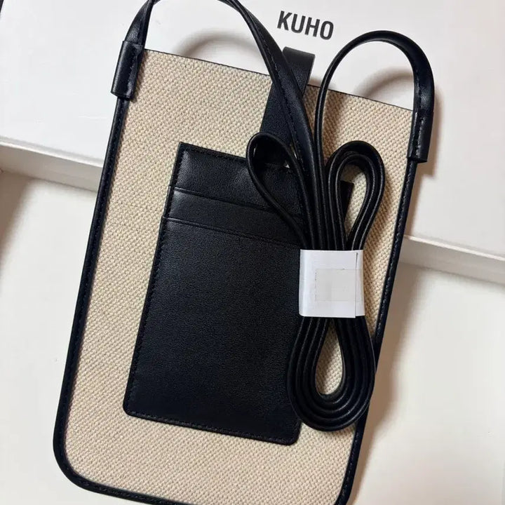 [BUNJANG] KUHO Canvas Crossbody Bag with Card Holder / 구호 KUHO 캔버스 크로스백 카드지갑,여권도 ok