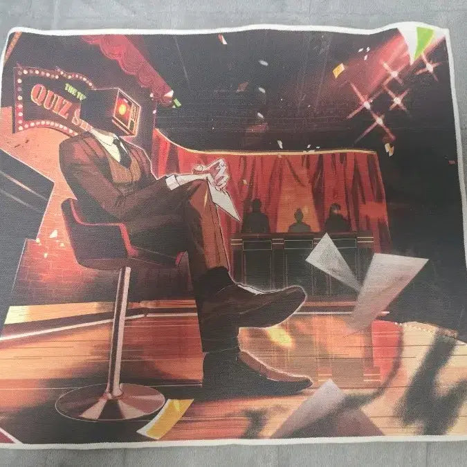 [BUNJANG] Gwedam Chulgeun Brown Fabric Poster / 괴담출근 브라운 패브릭 포스터