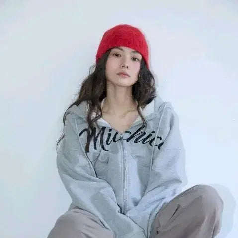 [BUNJANG] Michiko London Mélange Grey Hoodie Zip-up / 미치코런던 멜란지 그레이 후드집업 판매