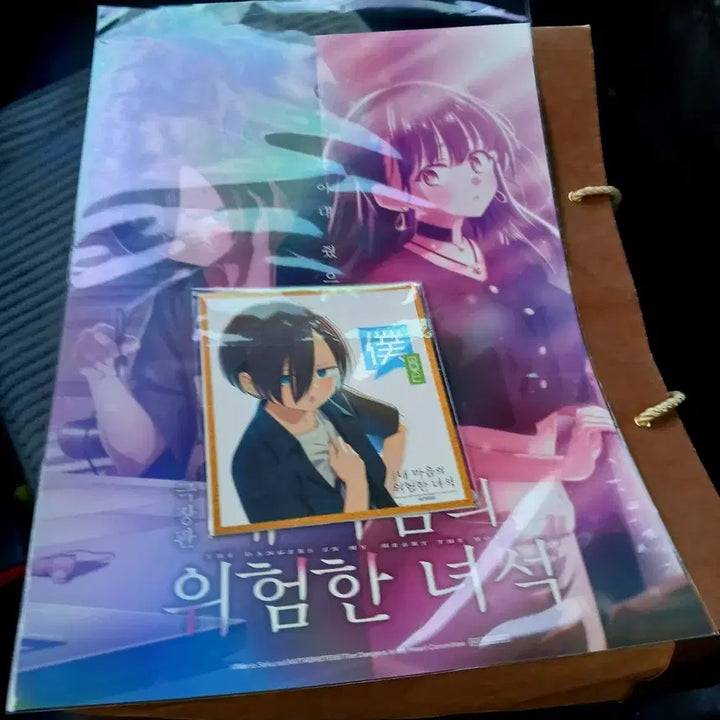 [SOLD OUT] (셋) 내 마음의 위험한 녀석 특전 3주차 색지 홀로그램 포스터