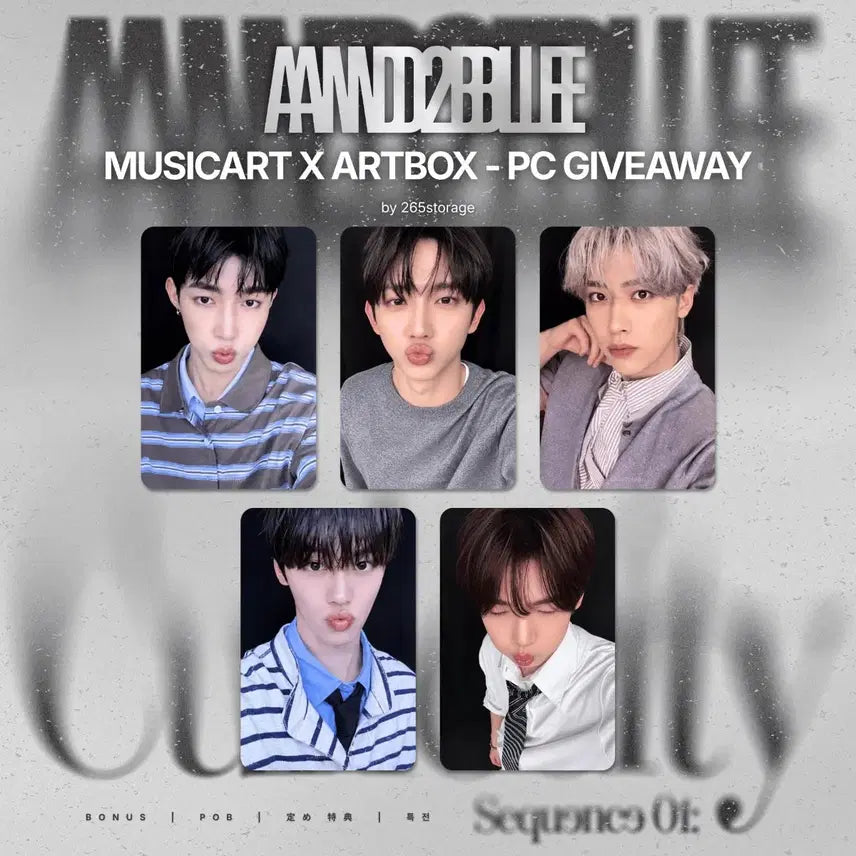 [BUNJANG] THE BOYZ Artbox Music Art Lucky Draw Split Set / 앤더블 아트박스 뮤직아트 럭드 럭키드로우 분철