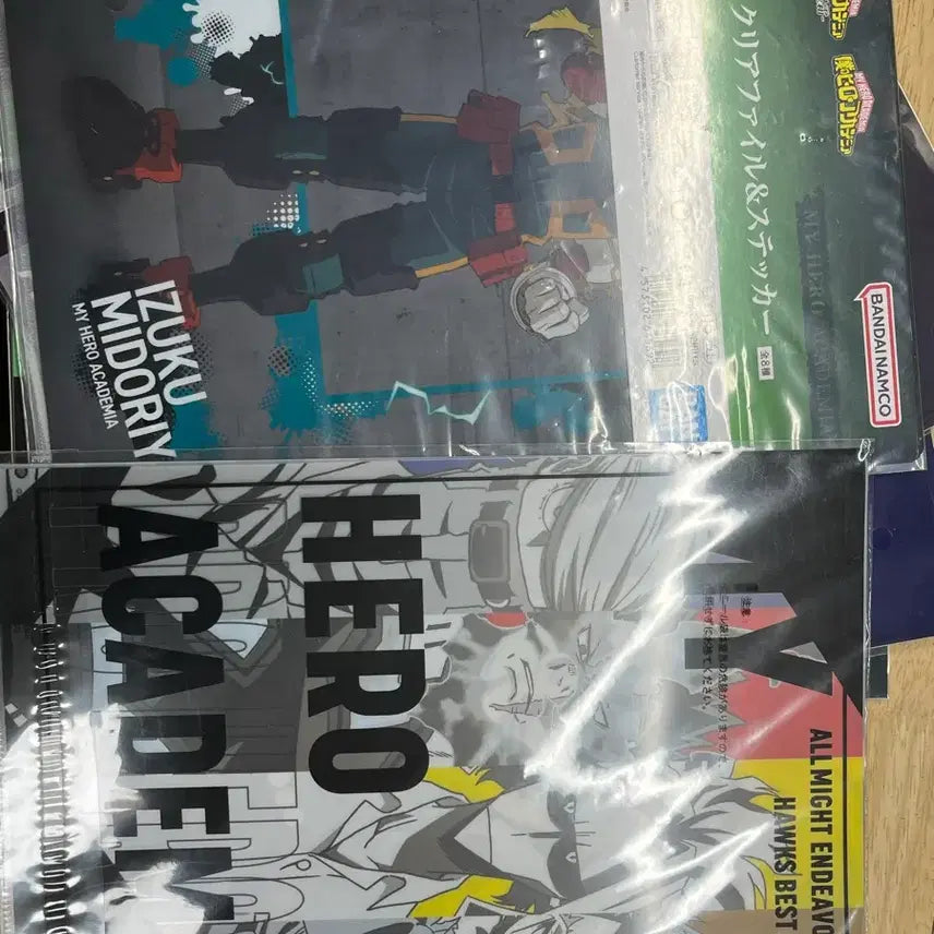 [BUNJANG] My Hero Academia Clear File Goods Ichiban Kuji Sealed / 나히아 클리어파일 제일복권 하위상 굿즈 미개봉 토코야미,미도리야,토가 등